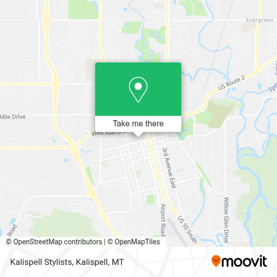 Kalispell Stylists map