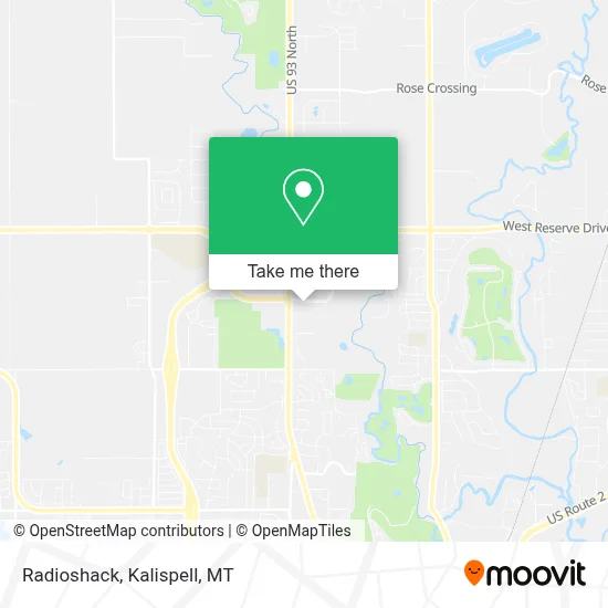 Radioshack map