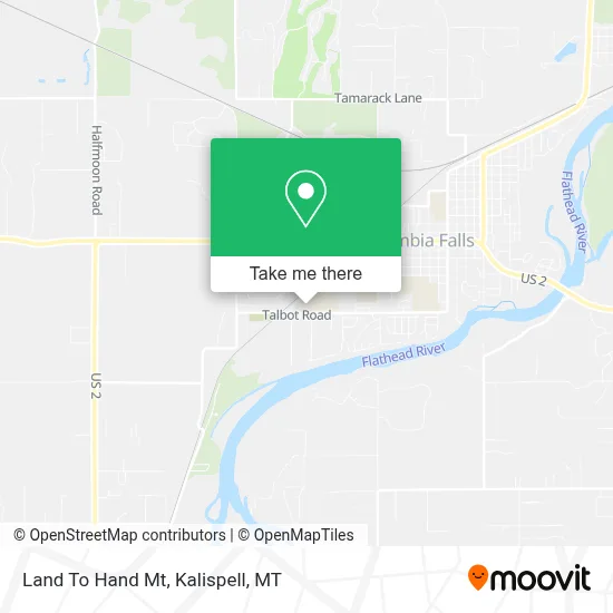Land To Hand Mt map