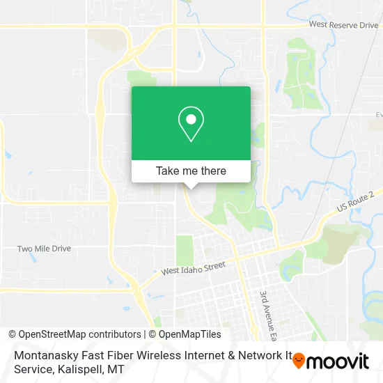 Montanasky Fast Fiber Wireless Internet & Network It Service map