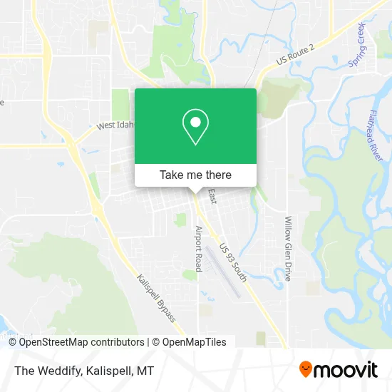 The Weddify map