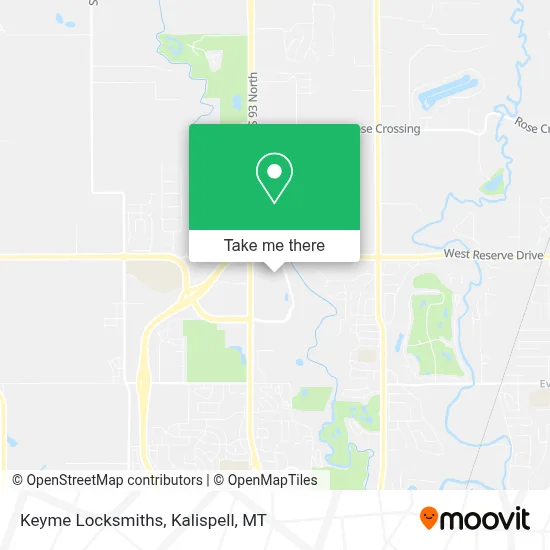 Keyme Locksmiths map