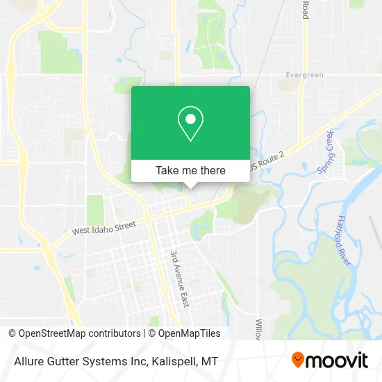 Allure Gutter Systems Inc map
