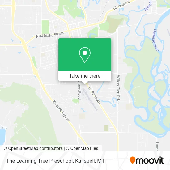 The Learning Tree Preschool map