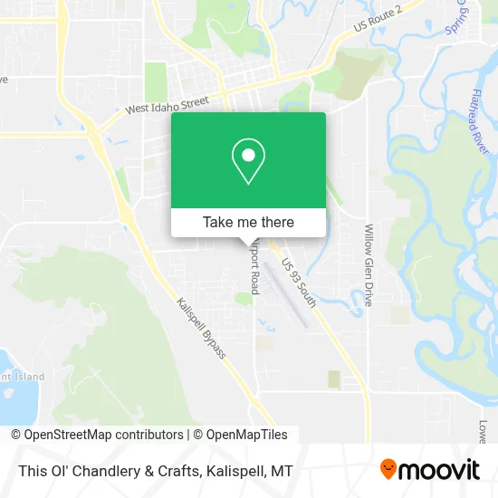 This Ol' Chandlery & Crafts map