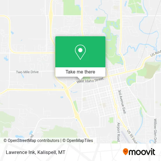 Lawrence Ink map