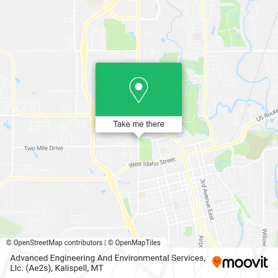Advanced Engineering And Environmental Services, Llc. (Ae2s) map