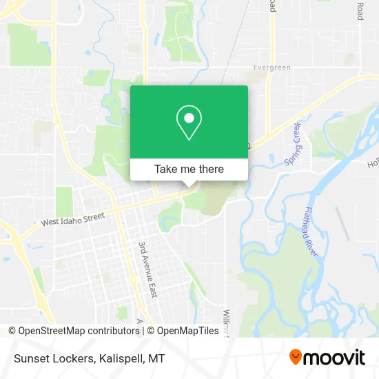 Sunset Lockers map