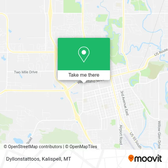 Dyllonstattoos map