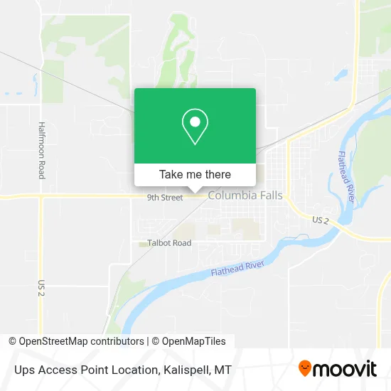 Ups Access Point Location map