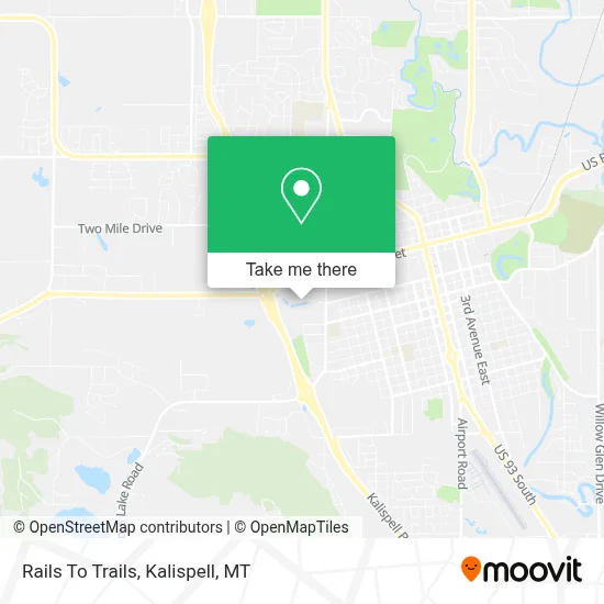 Rails To Trails map
