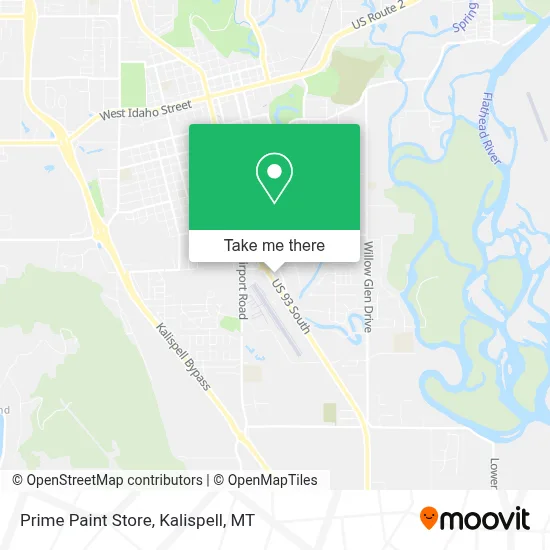 Prime Paint Store map