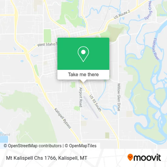 Mt Kalispell Chs 1766 map
