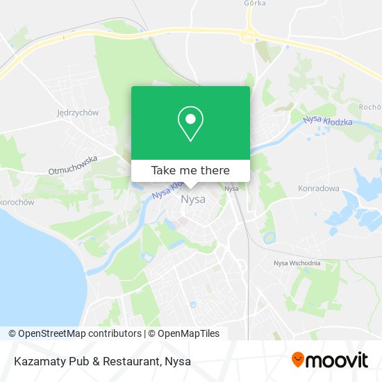 Карта Kazamaty Pub & Restaurant
