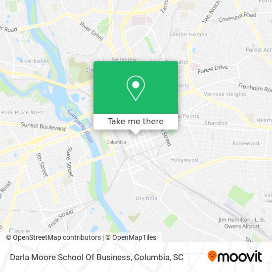 Darla Moore School Of Business map