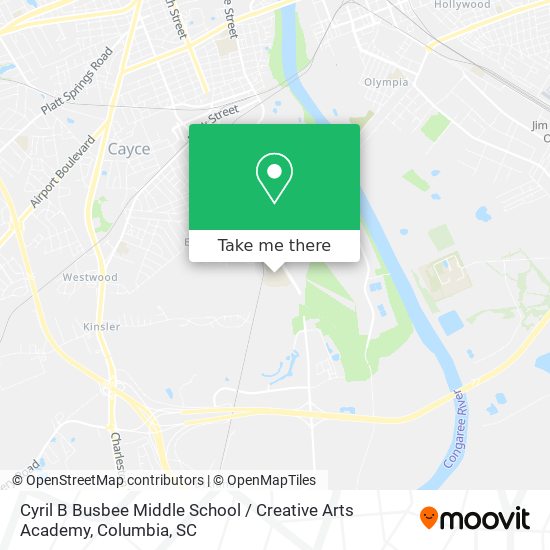 Cyril B Busbee Middle School / Creative Arts Academy map