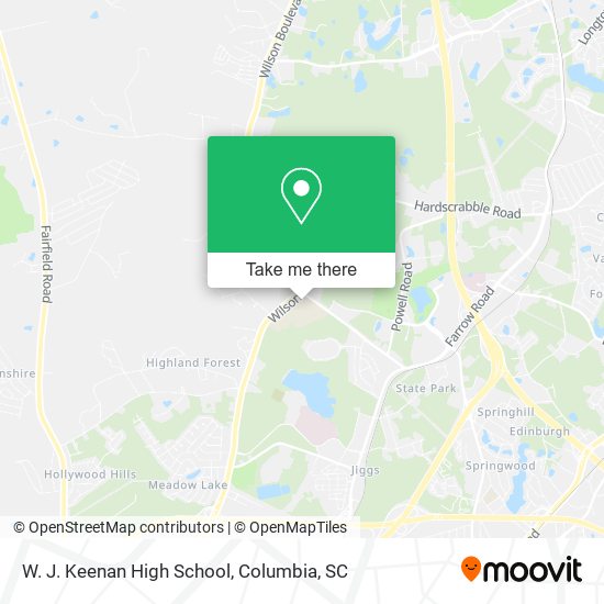 W. J. Keenan High School map