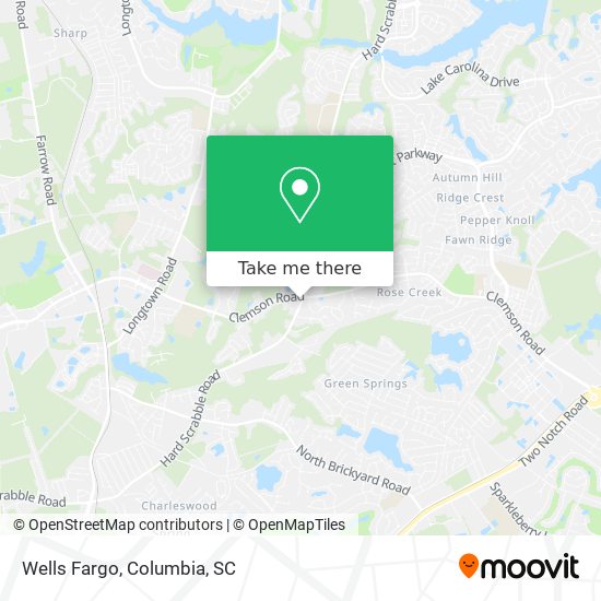 Mapa de Wells Fargo