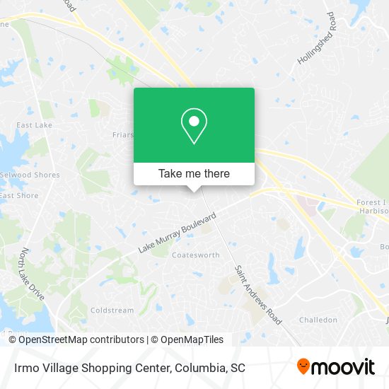 Mapa de Irmo Village Shopping Center