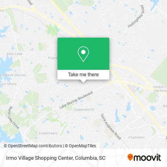 Irmo Village Shopping Center map
