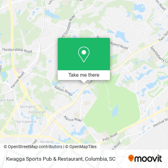 Kwagga Sports Pub & Restaurant map