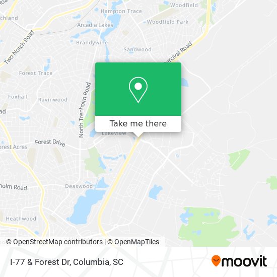 Mapa de I-77 & Forest Dr