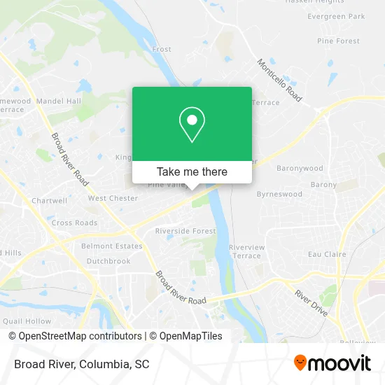 Broad River map