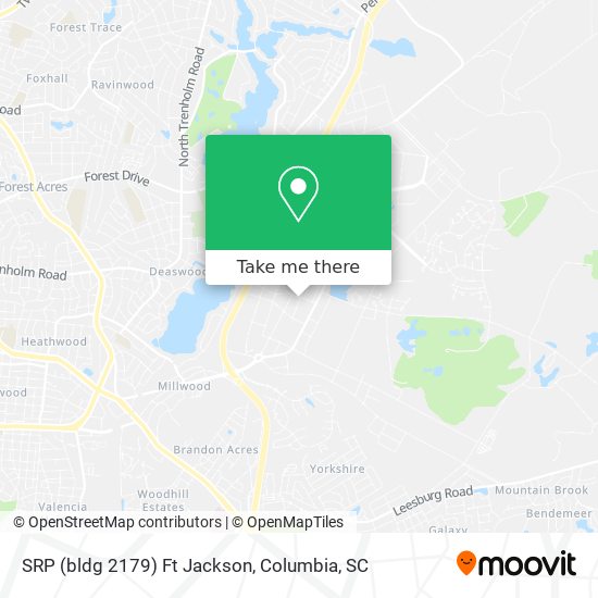SRP (bldg 2179) Ft Jackson map