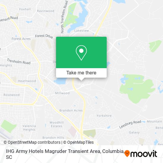 Mapa de IHG Army Hotels Magruder Transient Area