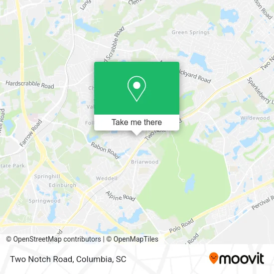 Two Notch Road map
