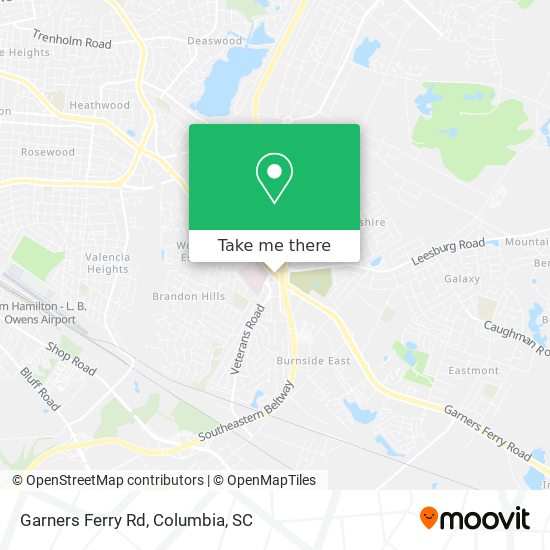 How to get to Garners Ferry Rd in Columbia by bus?