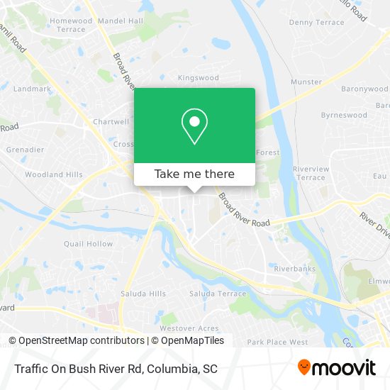 Mapa de Traffic On Bush River Rd