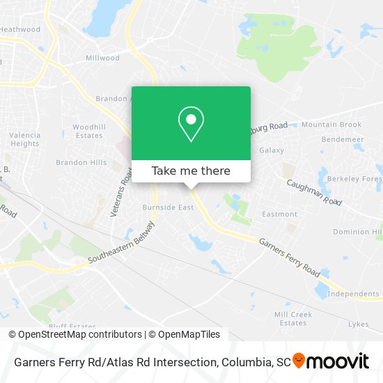 Garners Ferry Rd / Atlas Rd Intersection map