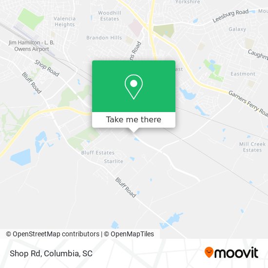 Shop Rd map