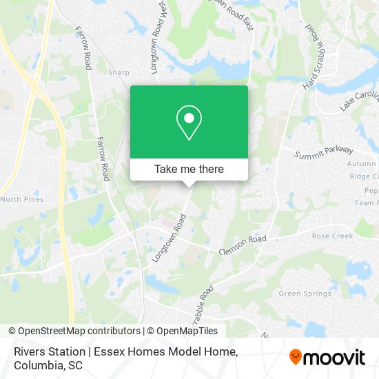 Rivers Station | Essex Homes Model Home map