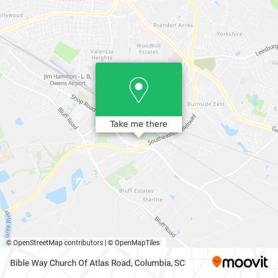 Bible Way Church Of Atlas Road map