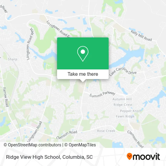 Ridge View High School map