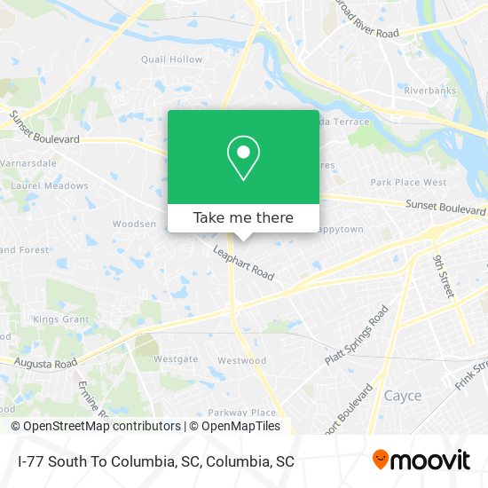 Directions To Interstate 77 South How To Get To I-77 South To Columbia, Sc In Columbia, Sc By Bus?