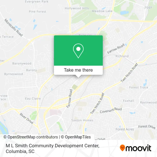 M L Smith Community Development Center map