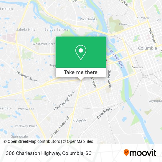 306 Charleston Highway map