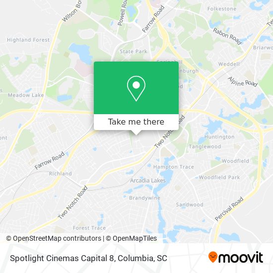 Mapa de Spotlight Cinemas Capital 8