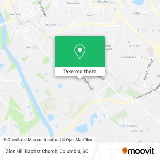 Mapa de Zion Hill Baptist Church