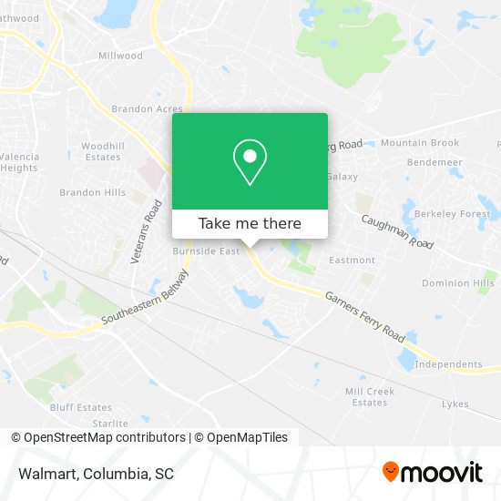 Walmart map