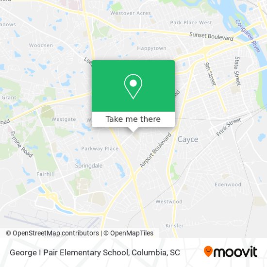 Mapa de George I Pair Elementary School