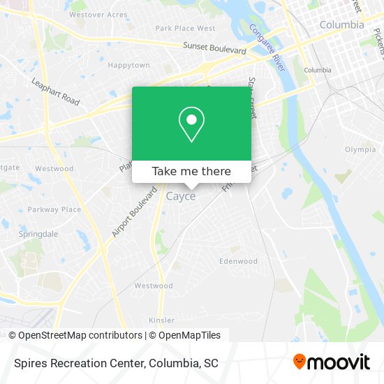 Spires Recreation Center map