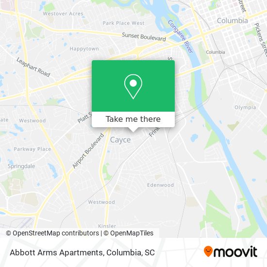 Abbott Arms Apartments map