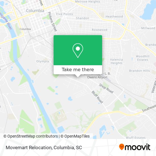 Movemart Relocation map