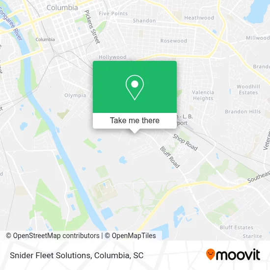 Snider Fleet Solutions map