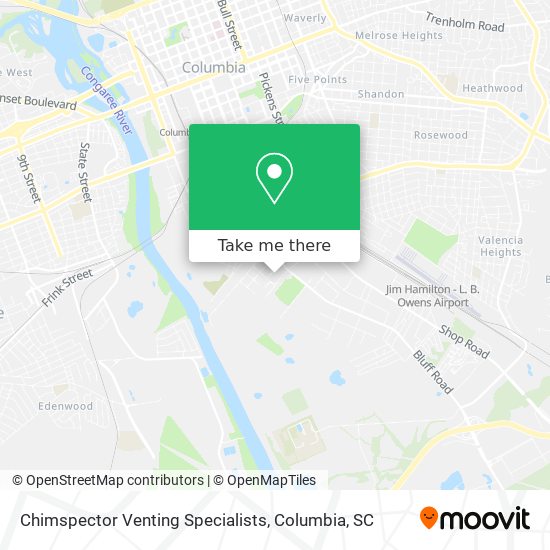 Mapa de Chimspector Venting Specialists