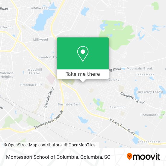 Mapa de Montessori School of Columbia